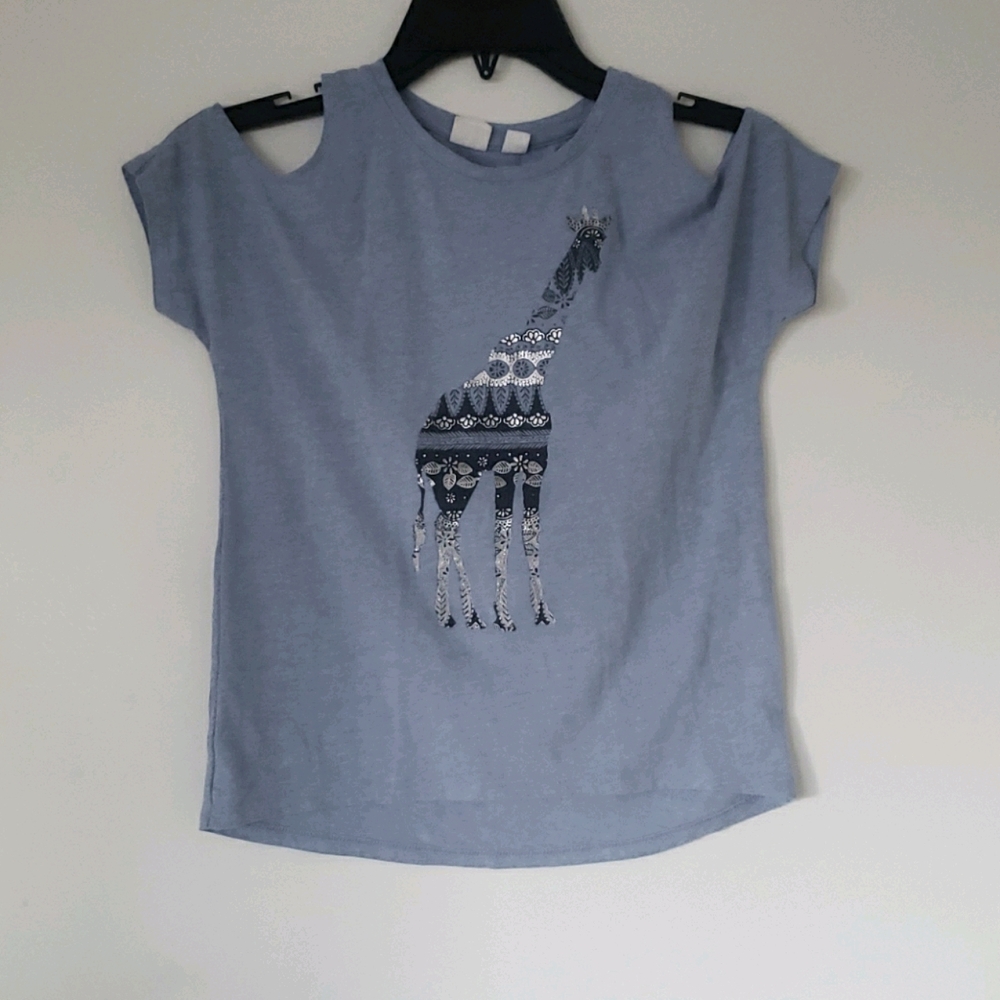 GAP girl giraffe t-shirt